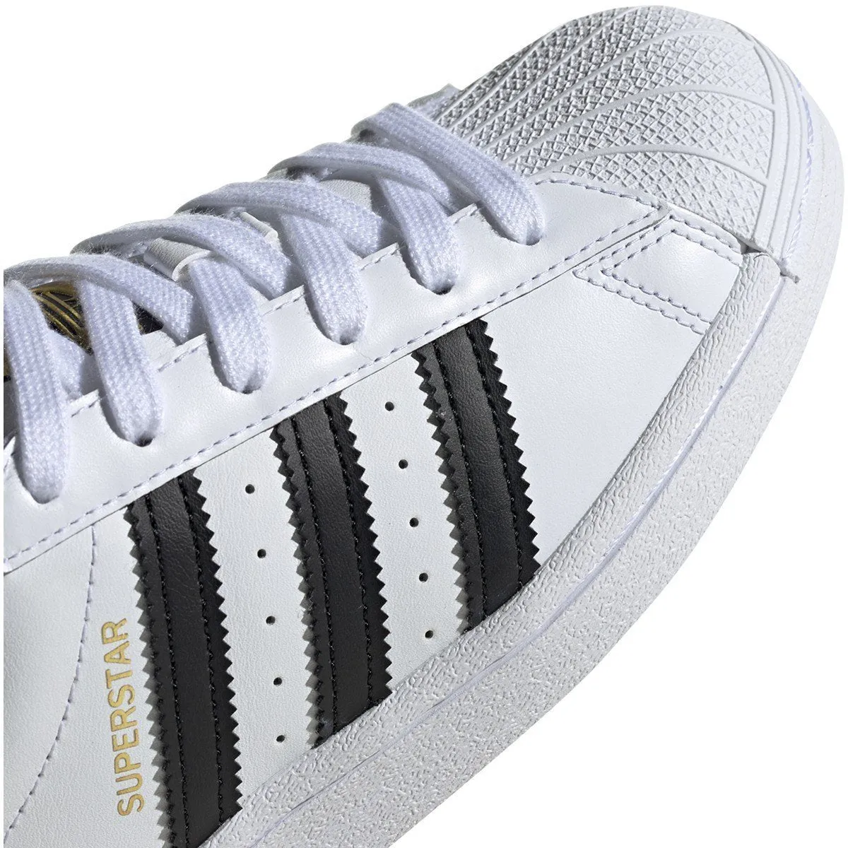 Adidas Boy's Superstar J White/Black