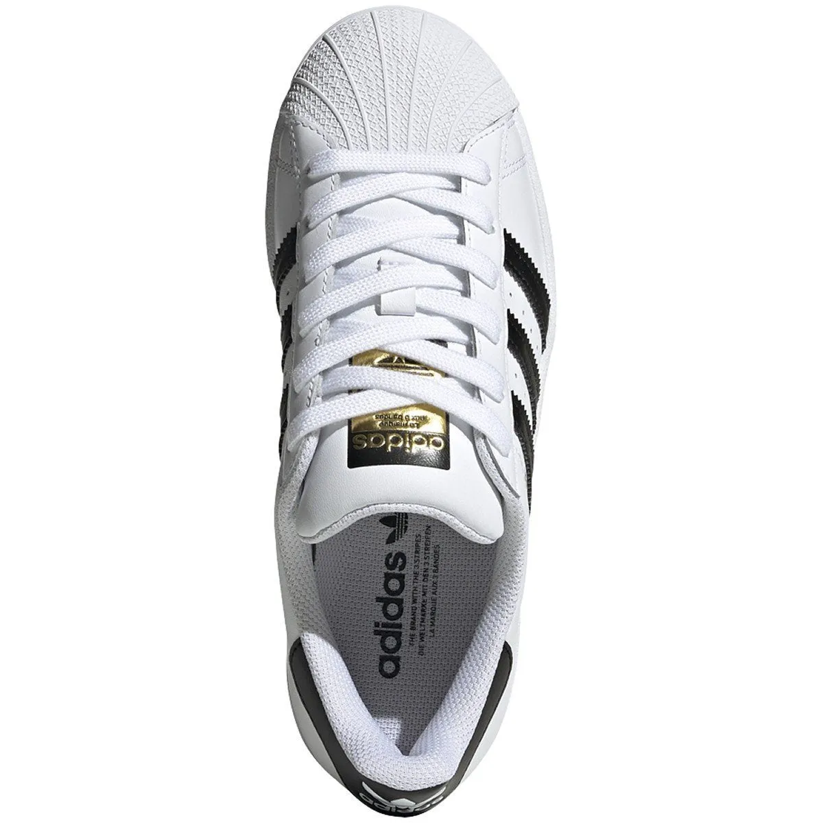 Adidas Boy's Superstar J White/Black
