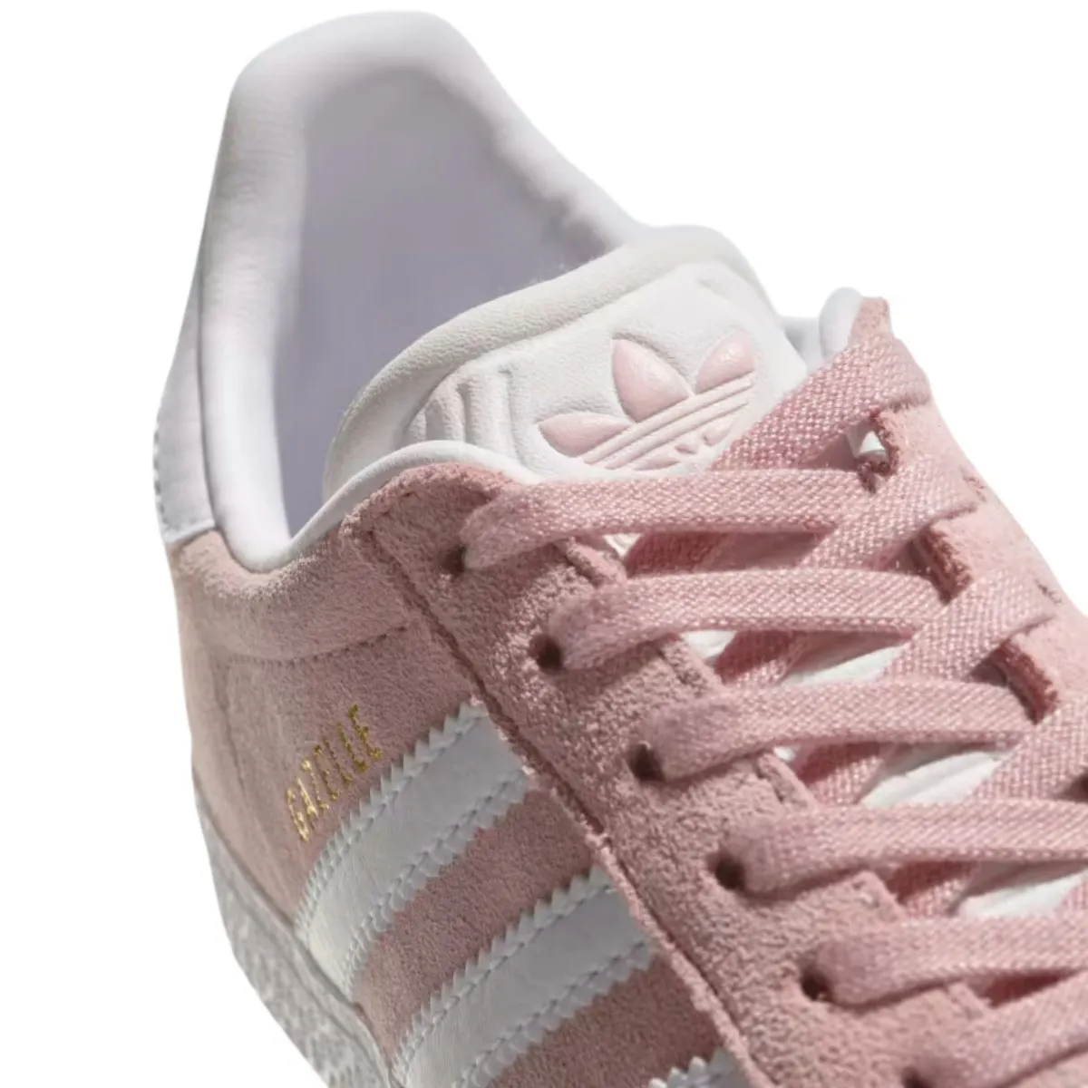Adidas Girl's (Preschool) Gazelle Icey Pink/Cloud White/Gold Metallic