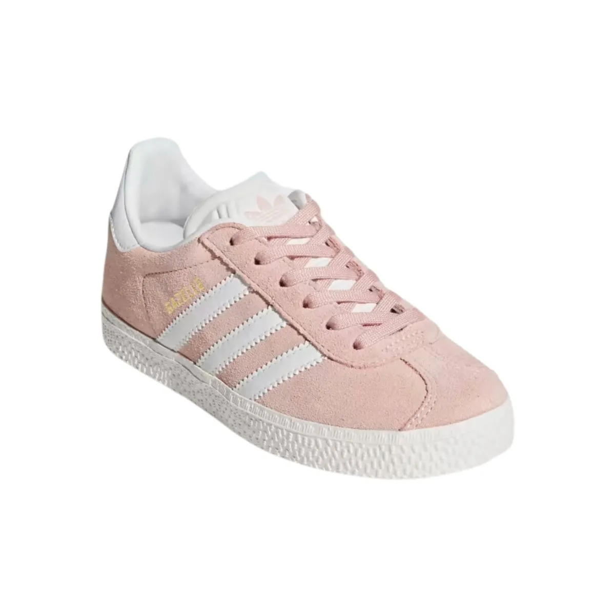 Adidas Girl's (Preschool) Gazelle Icey Pink/Cloud White/Gold Metallic