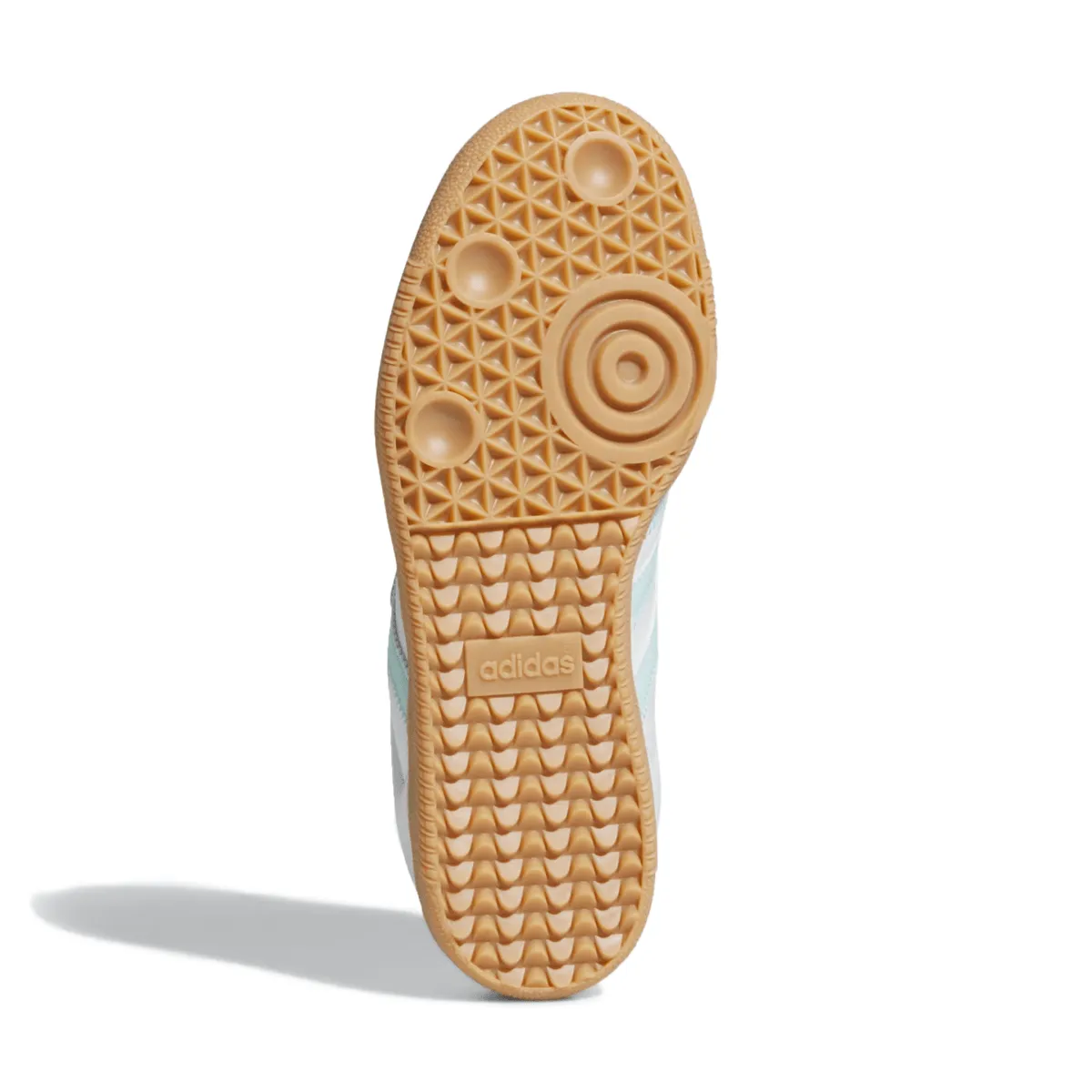 Adidas Kid's (Grade School) Samba OG Cloud White/Semi Flash Aqua/Gum