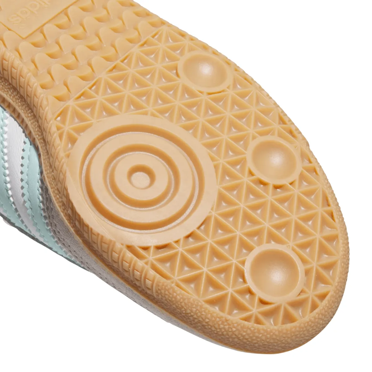 Adidas Kid's (Grade School) Samba OG Cloud White/Semi Flash Aqua/Gum
