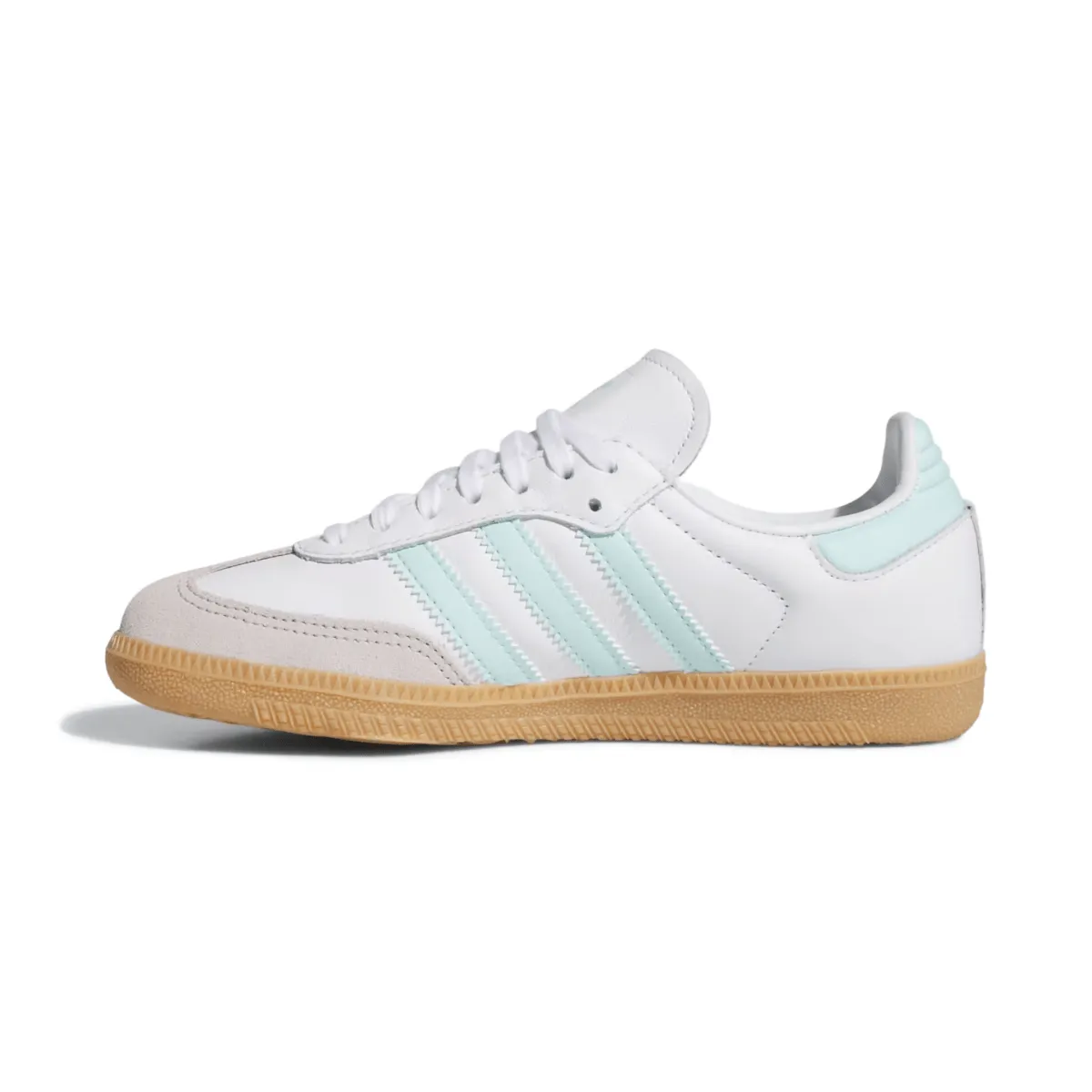 Adidas Kid's (Grade School) Samba OG Cloud White/Semi Flash Aqua/Gum