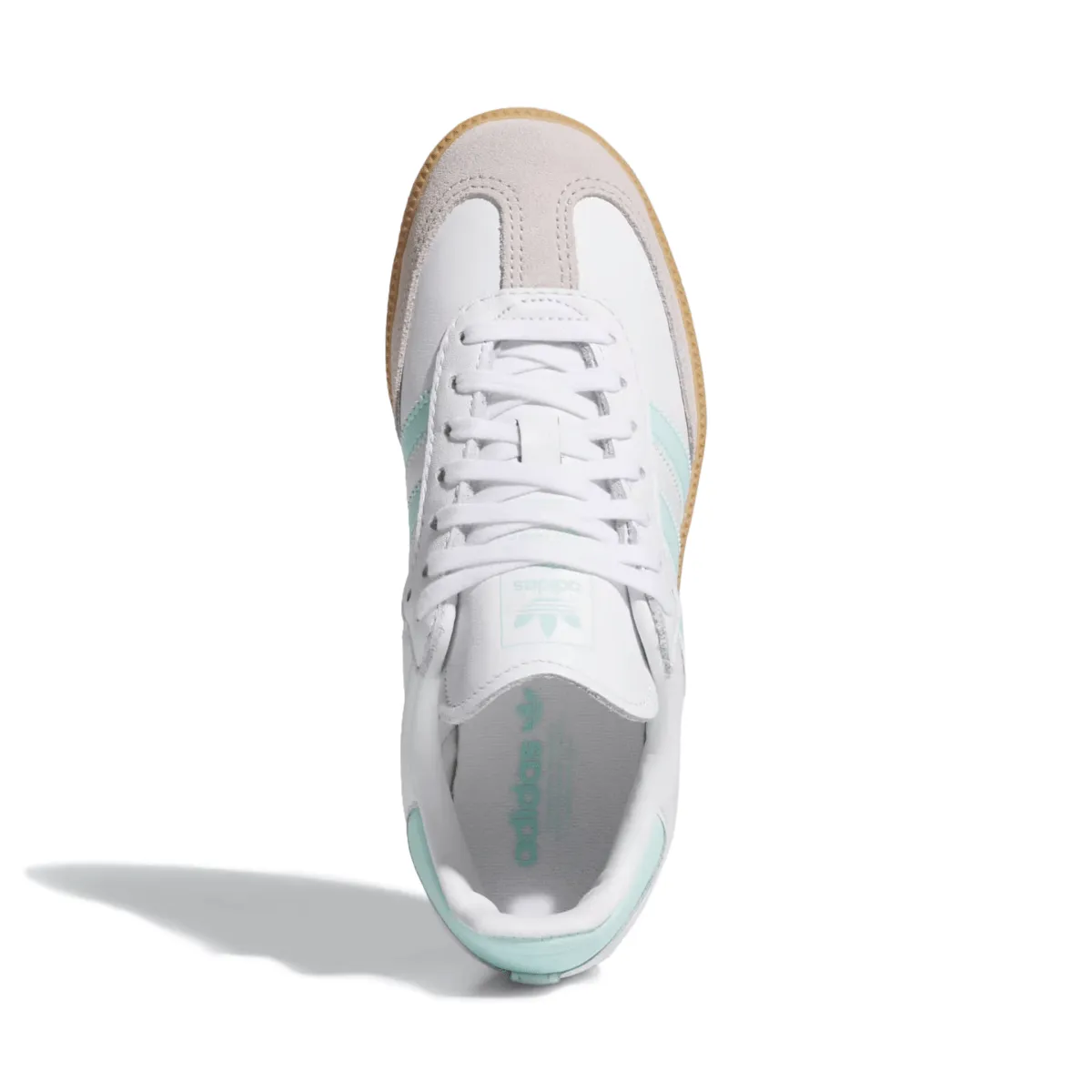 Adidas Kid's (Grade School) Samba OG Cloud White/Semi Flash Aqua/Gum