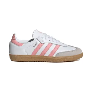Adidas Kid's (Grade School) Samba OG Cloud White/Semi Pink Spark/Gum