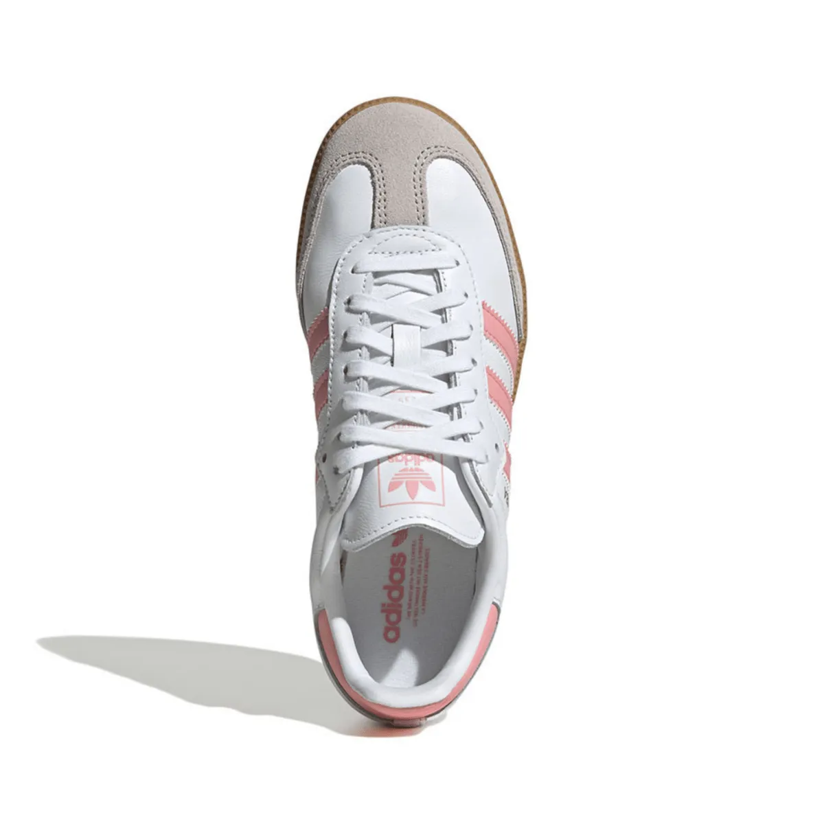 Adidas Kid's (Grade School) Samba OG Cloud White/Semi Pink Spark/Gum