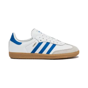 Adidas Kid's (Preschool) Samba OG Cloud White/Blue/Gum