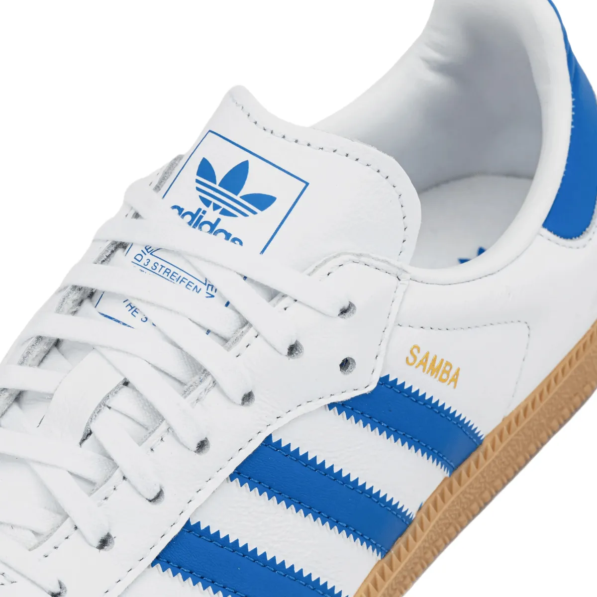 Adidas Kid's (Preschool) Samba OG Cloud White/Blue/Gum