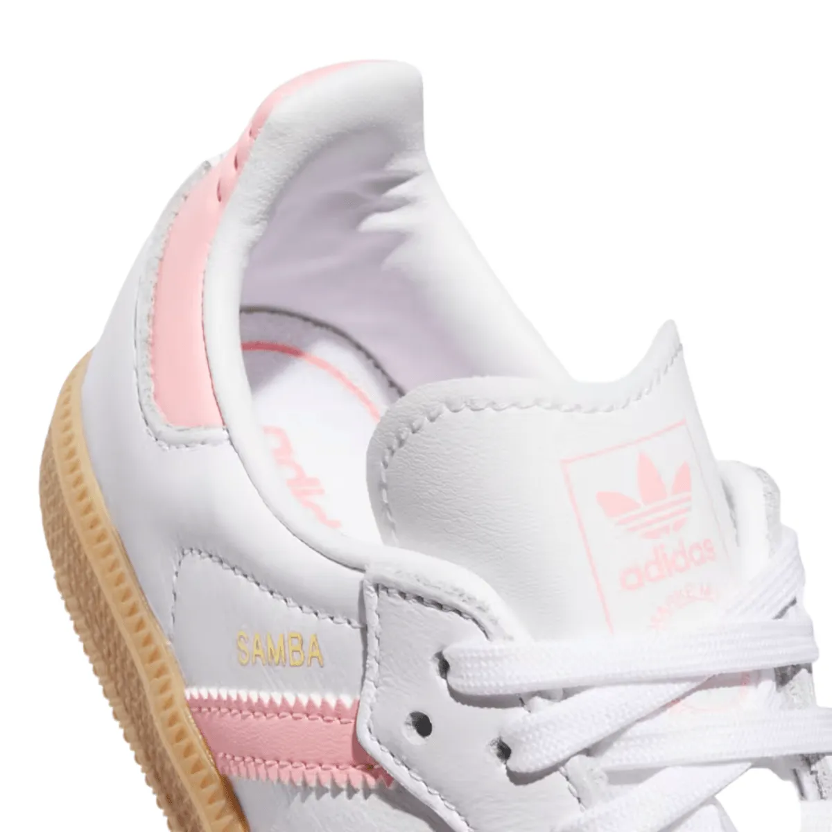 Adidas Kid's (Preschool) Samba OG Cloud White/Semi Pink Spark/Gum