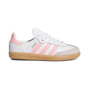 Adidas Kid's (Preschool) Samba OG Cloud White/Semi Pink Spark/Gum