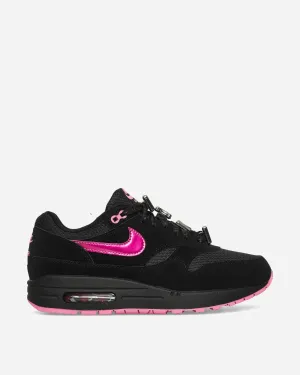 Air Max 1 Premium Sneakers Black / Playful Pink