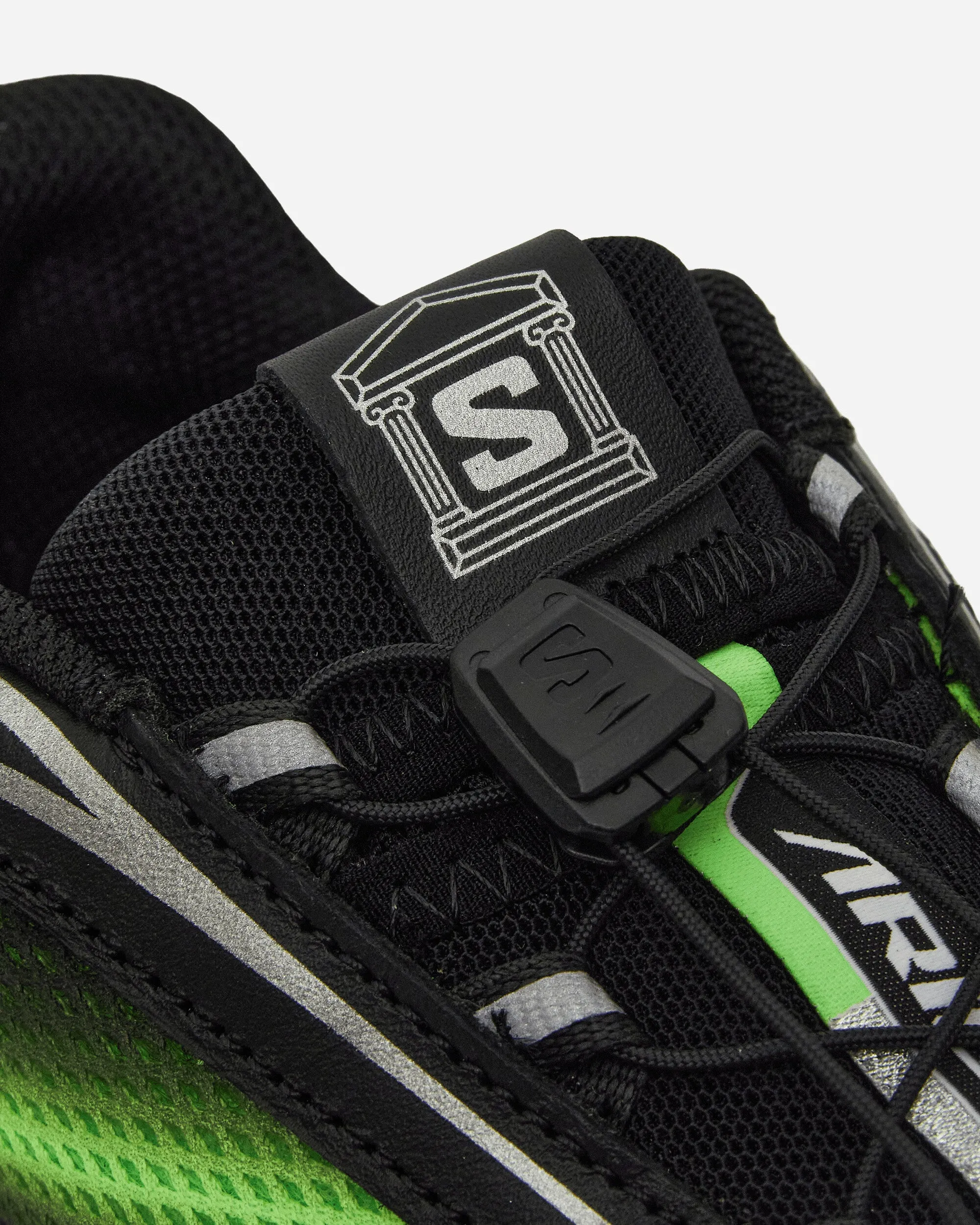 Aries Snowclog Sneakers Black / Green Gecko