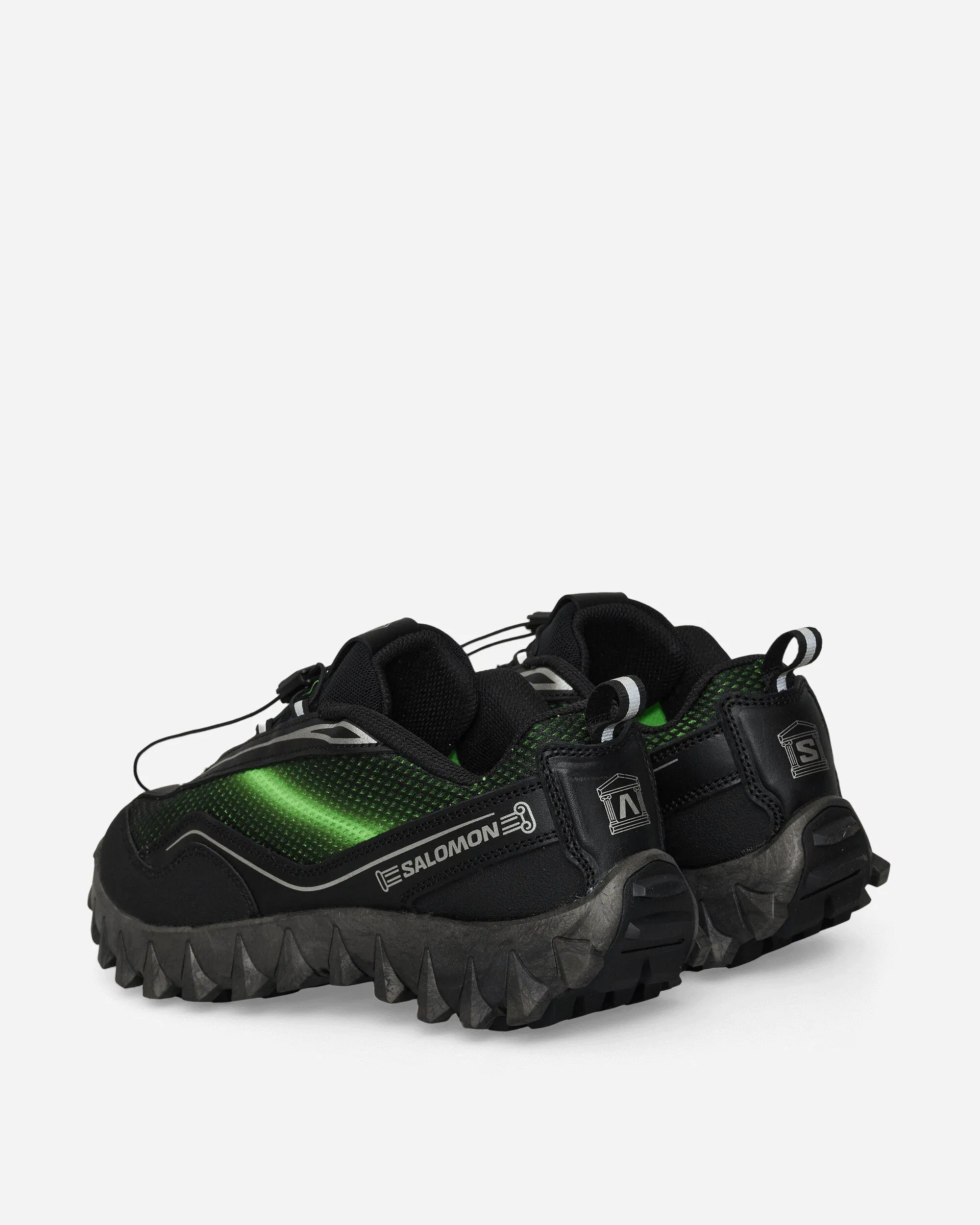 Aries Snowclog Sneakers Black / Green Gecko