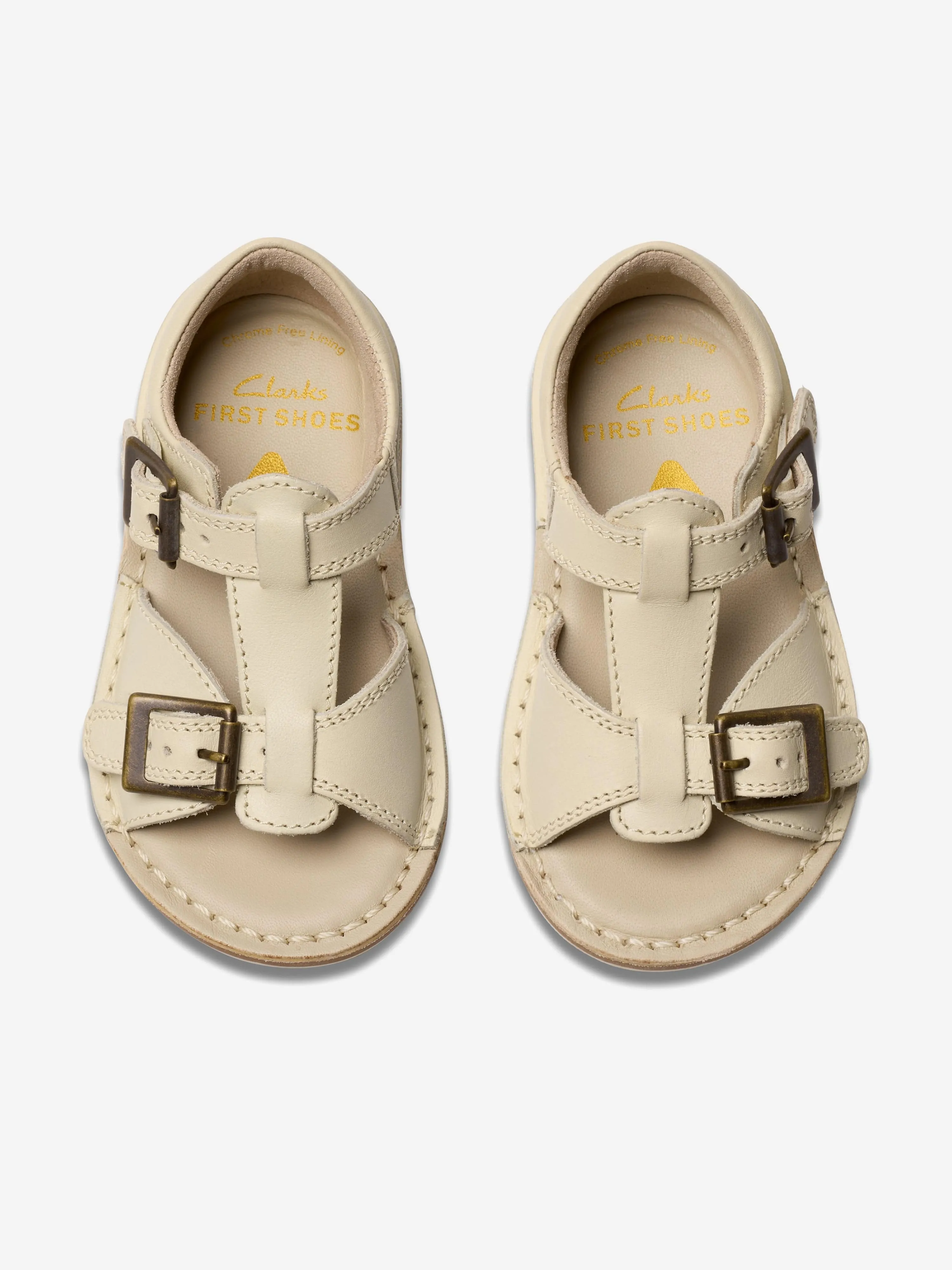 Baby Girls Leather Play Sun Reef Sandals in White