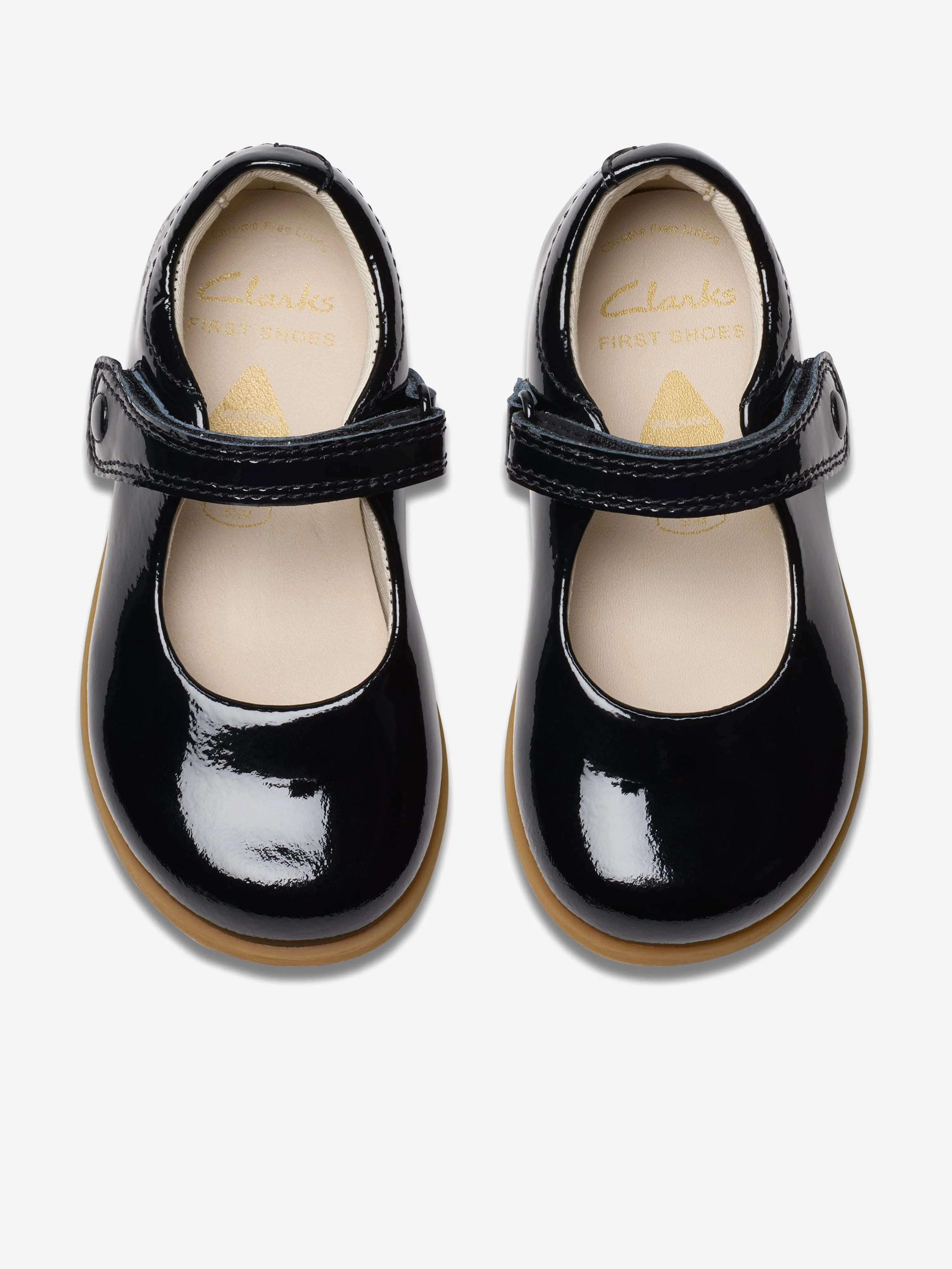 Baby Girls Patent Drew Tap Mary Jane Shoes in Black