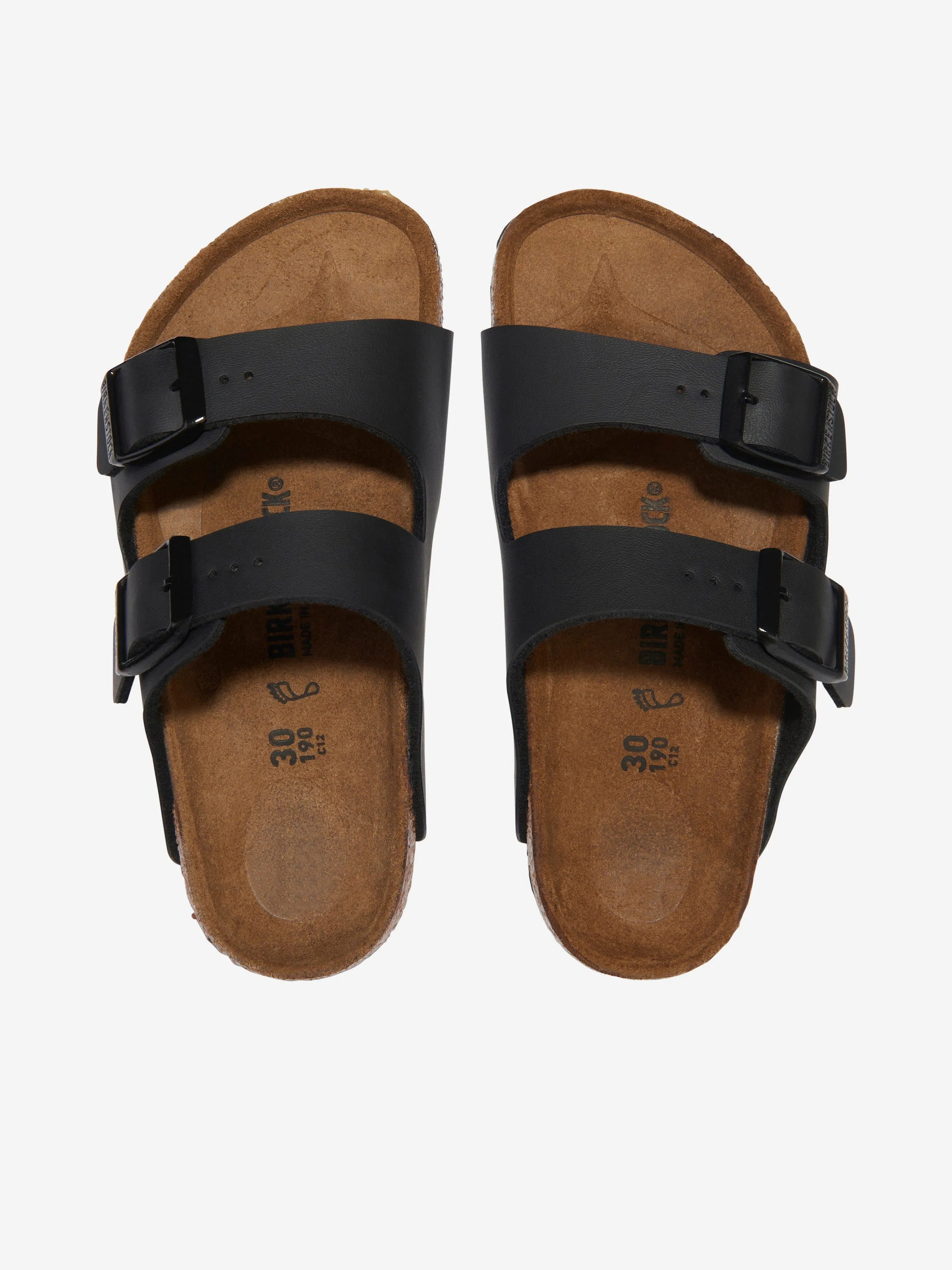 BIRKENSTOCK Kids Arizona Sandals in Black