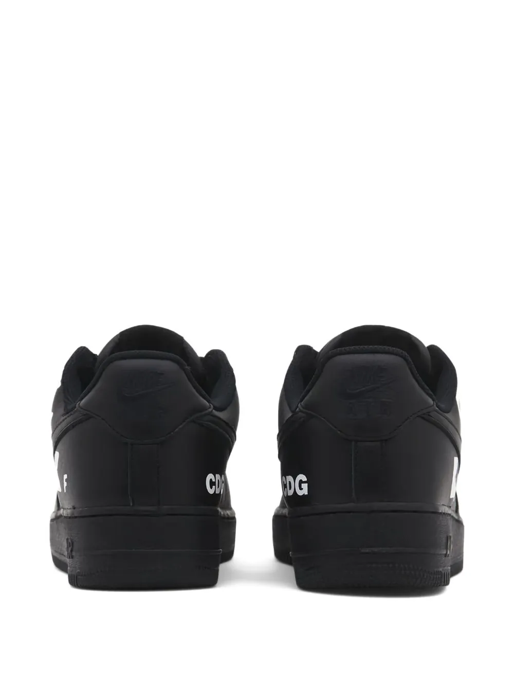 Black Leather High-Top Sneakers