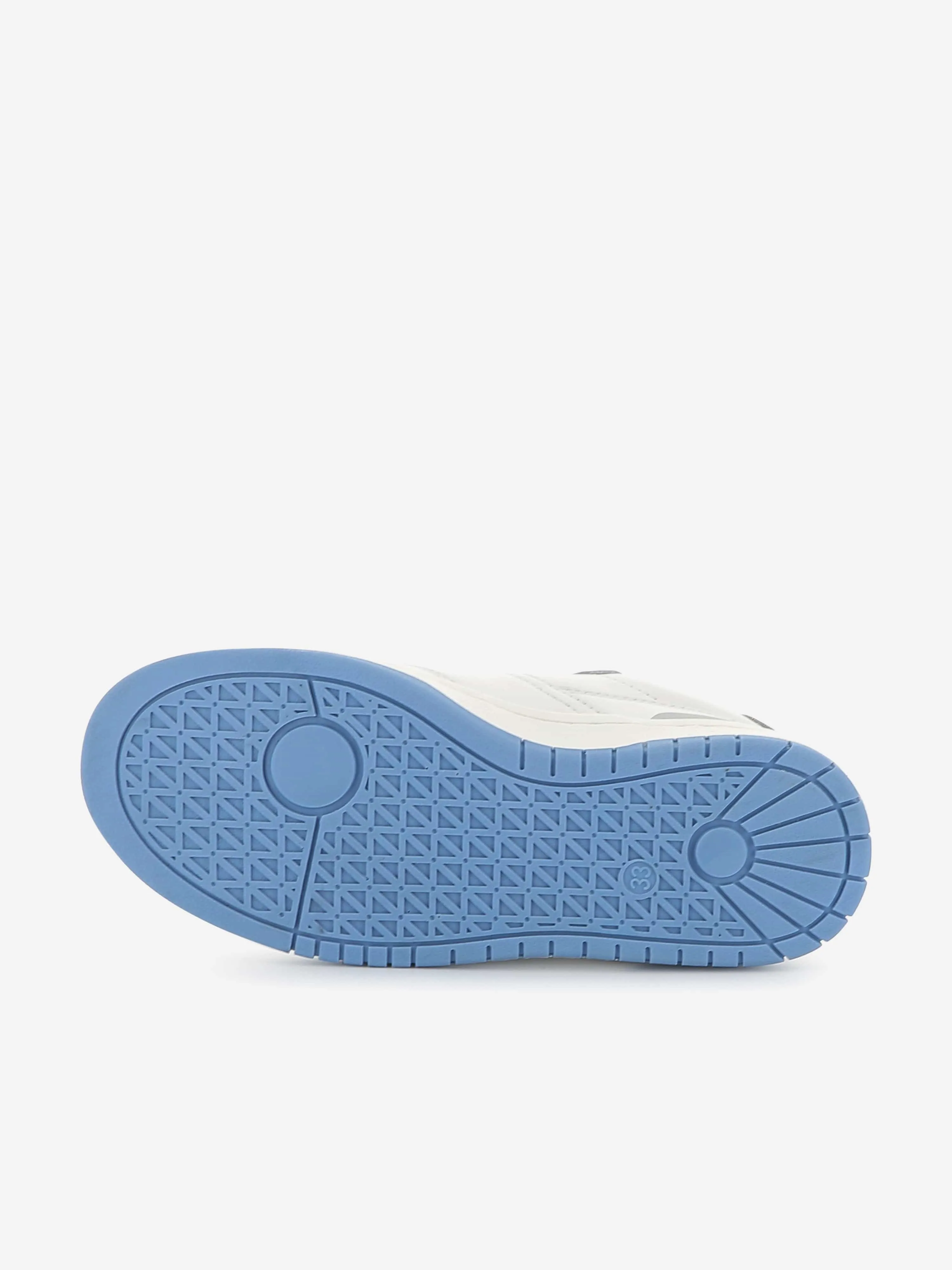 BOSS Kids Lace Up Logo Trainers in White