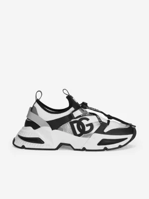 Boys Daymaster Lace-Up Trainers in White