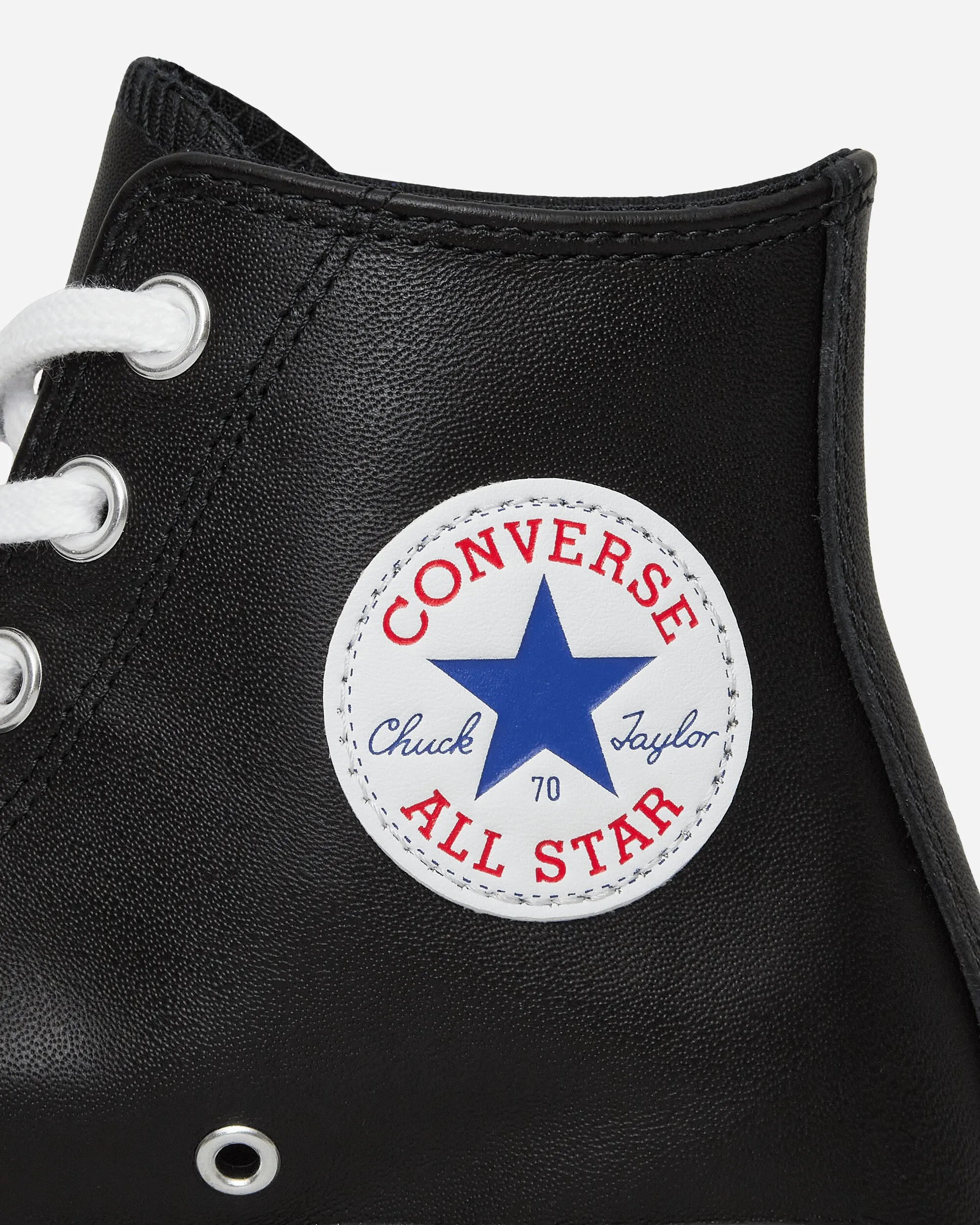 Chuck 70 Hi Leather Sneakers Black