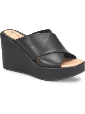 CICI Womens Wrapped wedge Casual Wedge Sandals