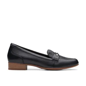 Clarks Juliet Aster in Black Leather