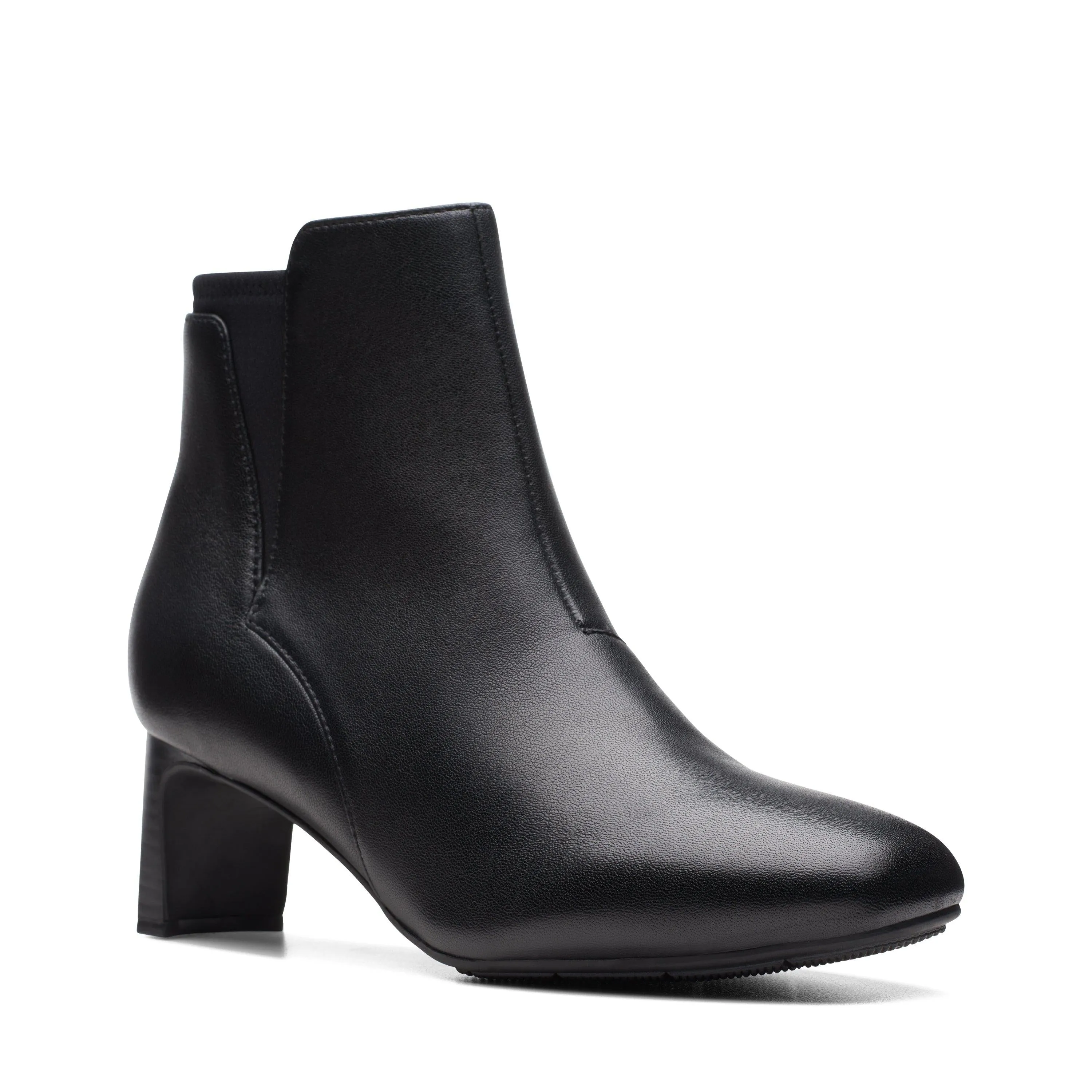 Clarks Kyndall Faye in Black Leather