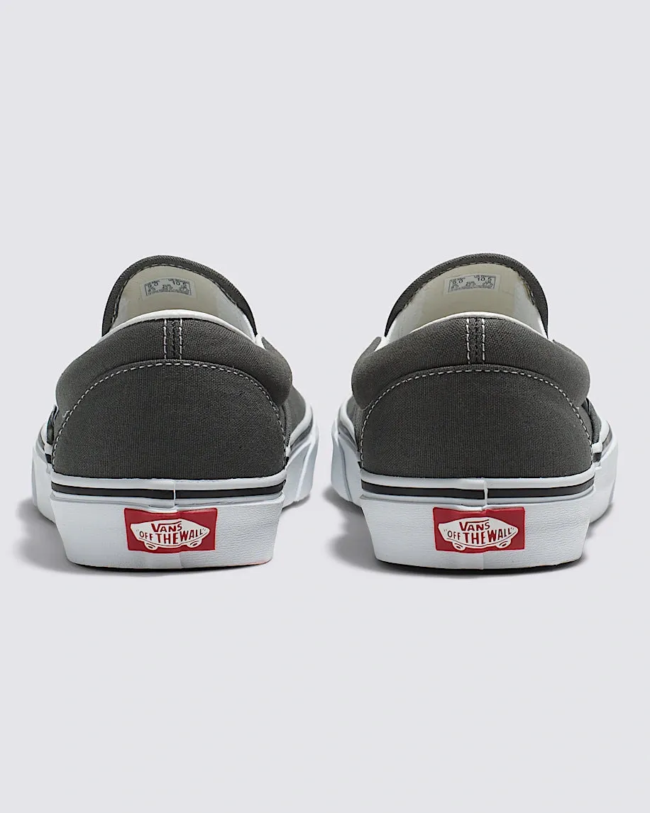 Classic Slip-On Shoes - Charcoal Grey