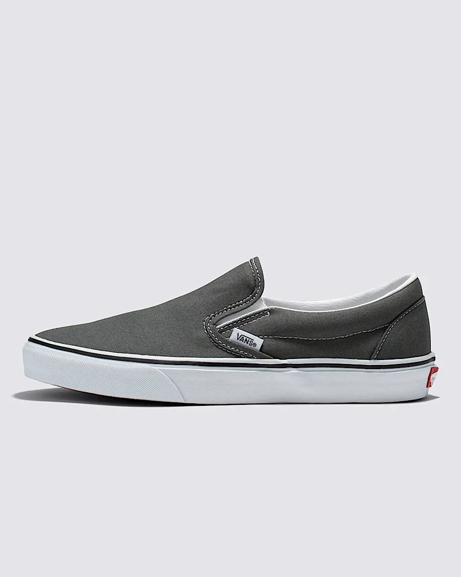 Classic Slip-On Shoes - Charcoal Grey
