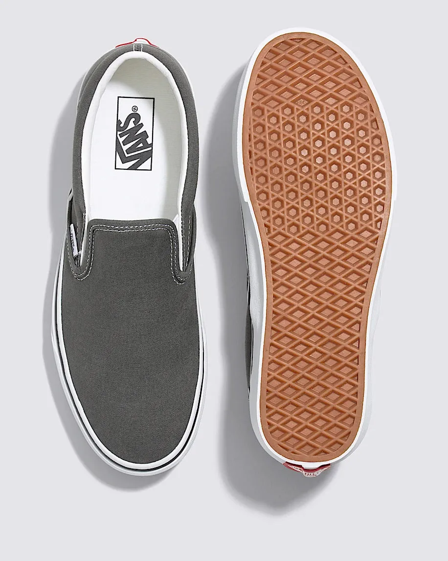 Classic Slip-On Shoes - Charcoal Grey