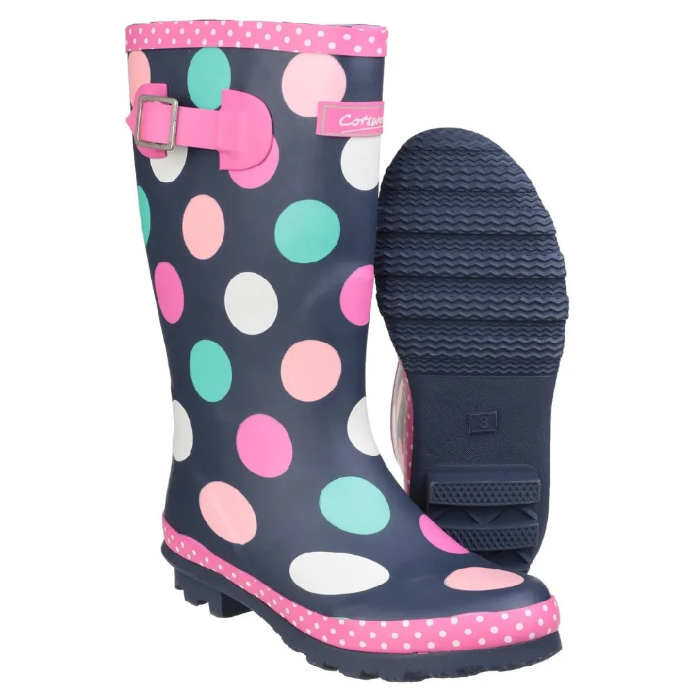 Cotswold Childrens Dotty Pull On Wellingtons Cotswold Shoes