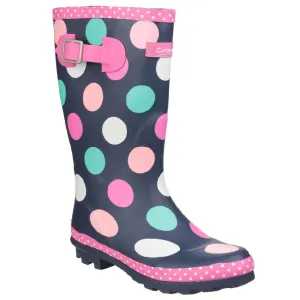 Cotswold Childrens Dotty Pull On Wellingtons Cotswold Shoes