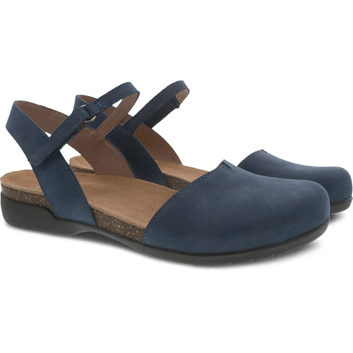 DANSKO ROWAN NAVY MILLED NUBUCK