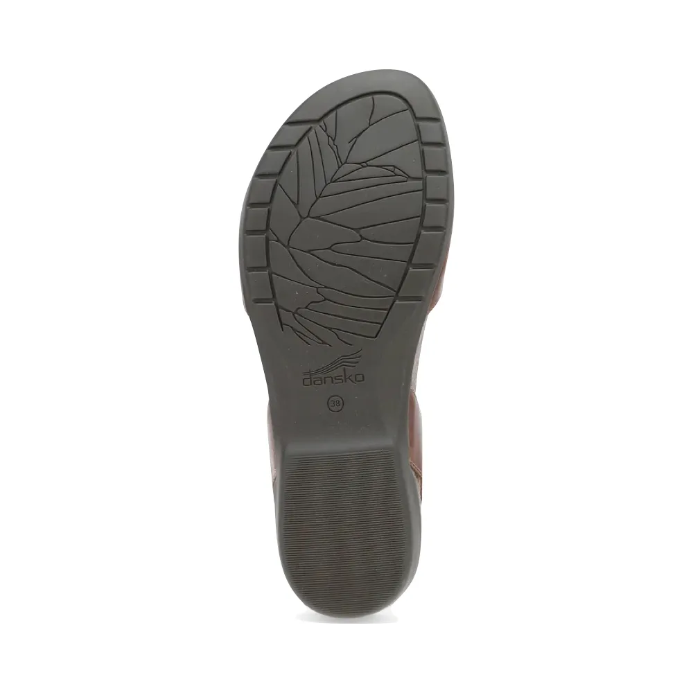 Dansko Women's Rowan Closed Toe Sandal in Tan