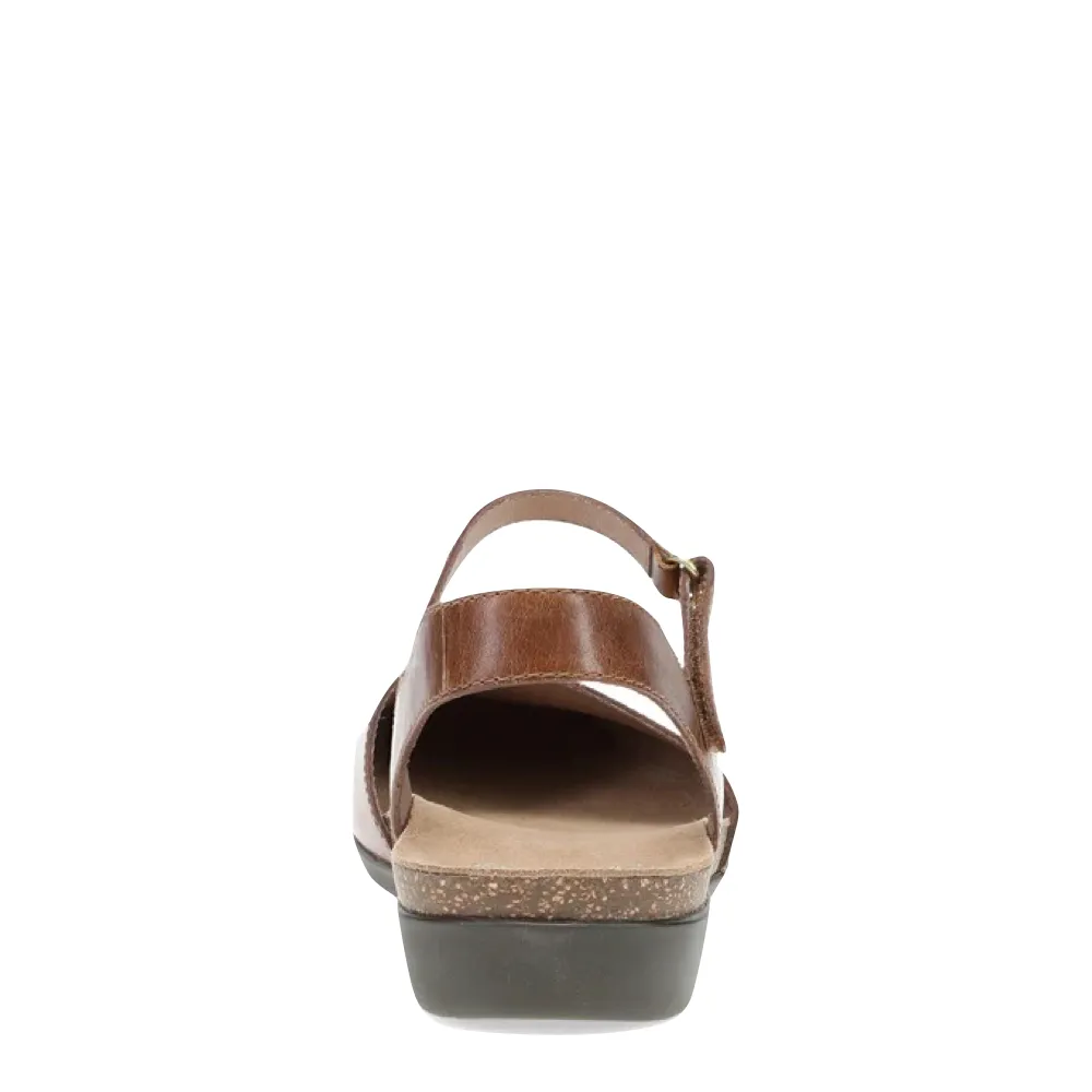 Dansko Women's Rowan Closed Toe Sandal in Tan
