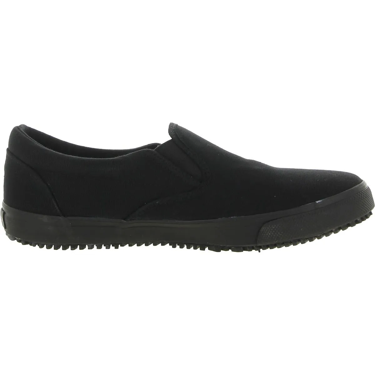 Delvee  Womens Work Round Toe Slip-On Sneakers
