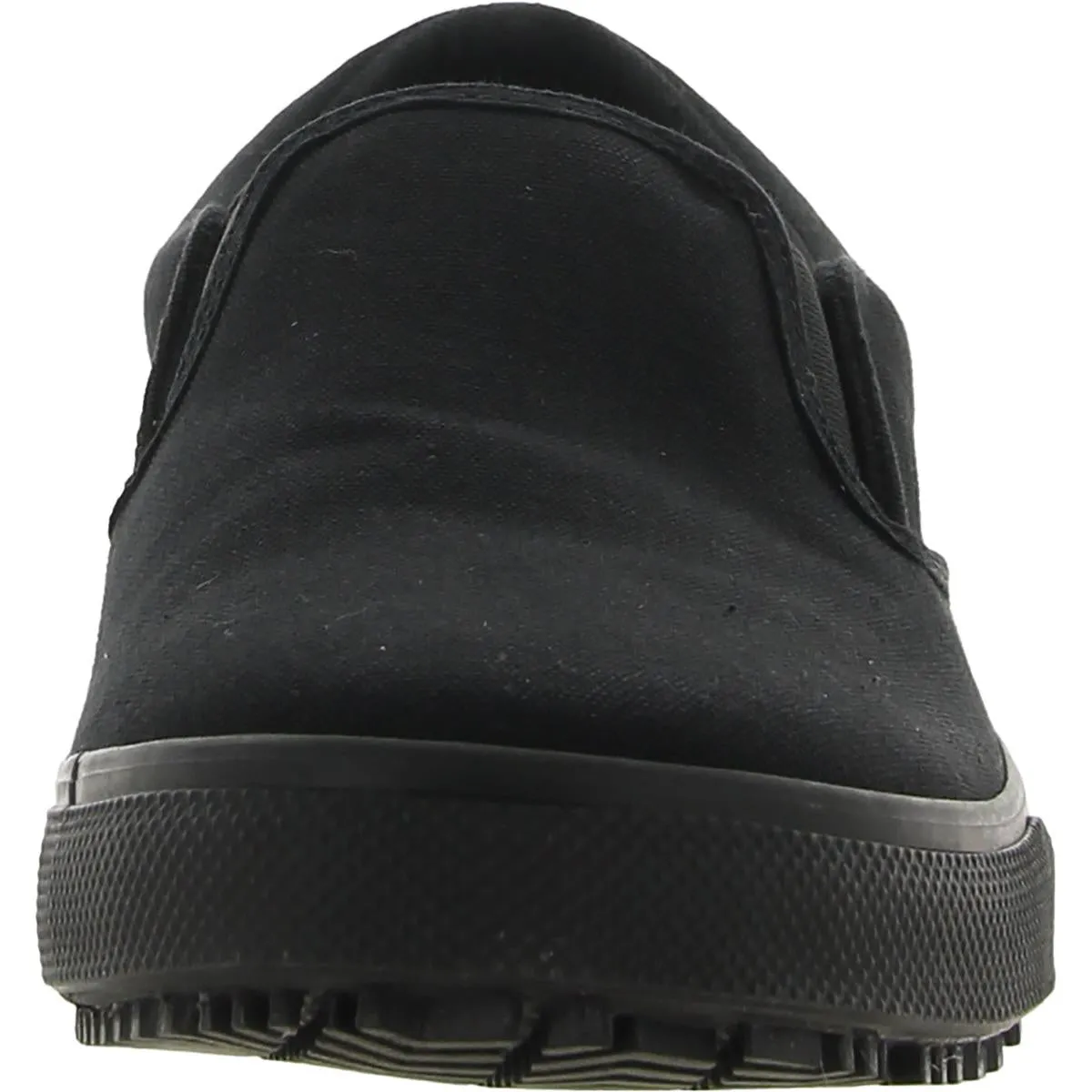 Delvee  Womens Work Round Toe Slip-On Sneakers
