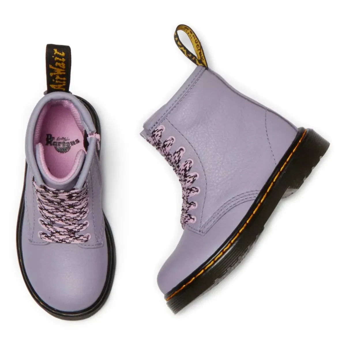 Dr. Martens Girl's (Sizes 8-10) 1460 Frosted Lavendar