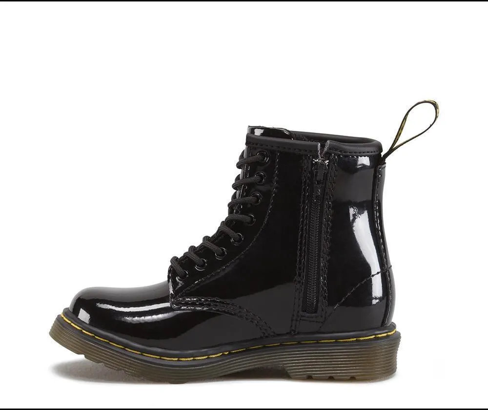 Dr. Martens Kids Brooklee Black Patent Lamper
