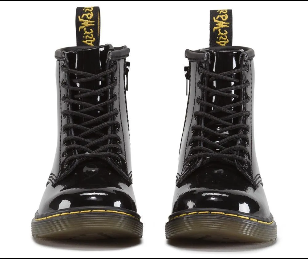 Dr. Martens Kids Brooklee Black Patent Lamper