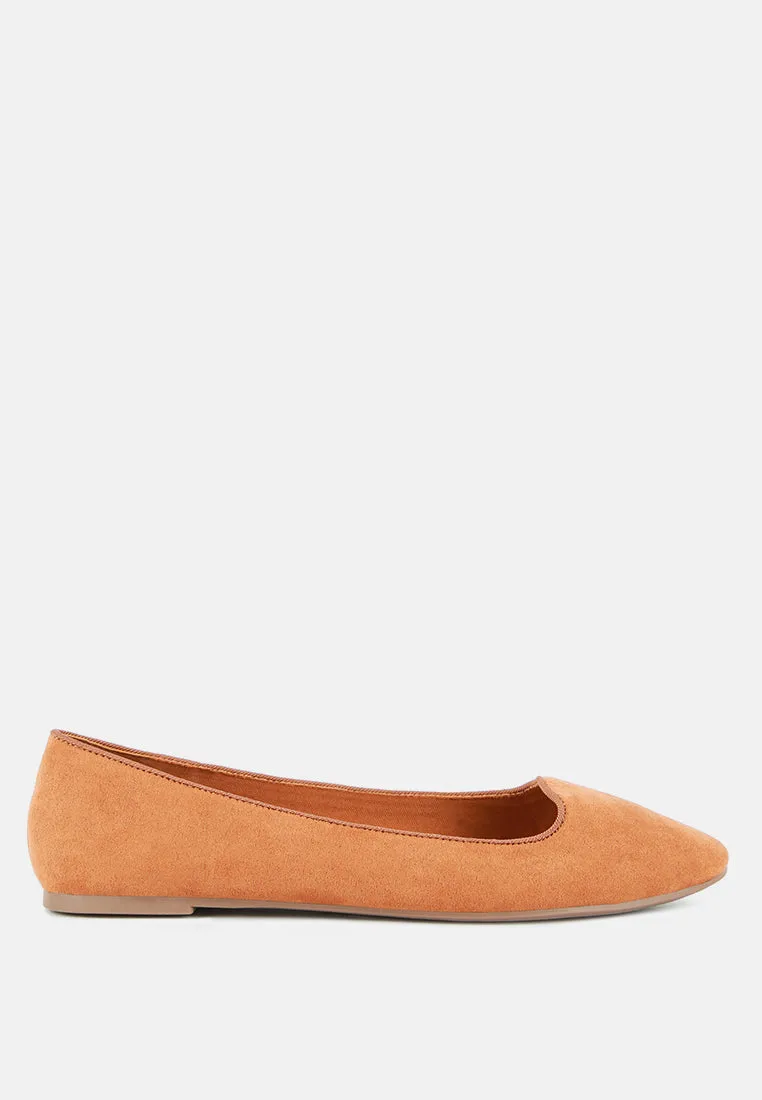eyeore microfiber casual ballerinas