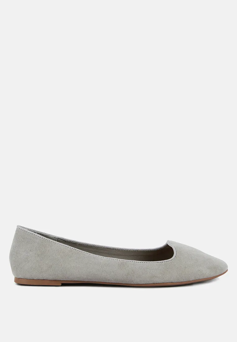 eyeore microfiber casual ballerinas