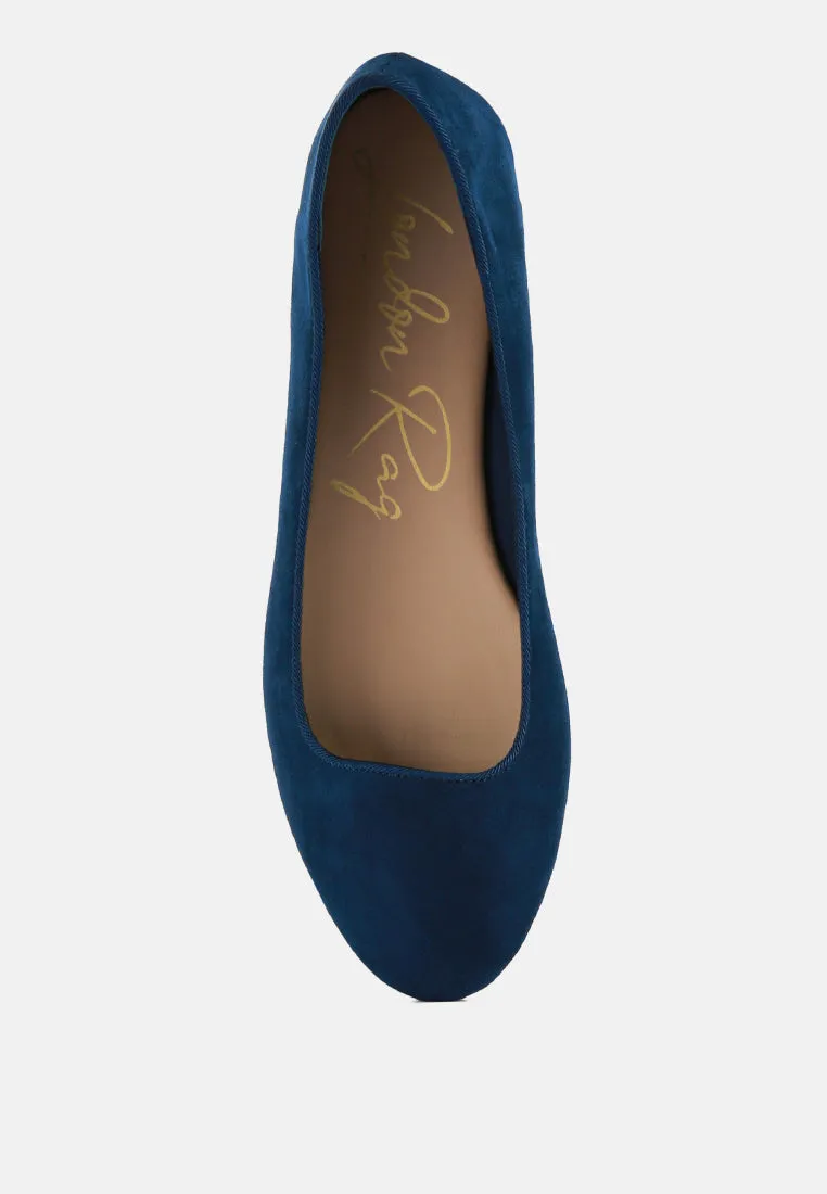 eyeore microfiber casual ballerinas