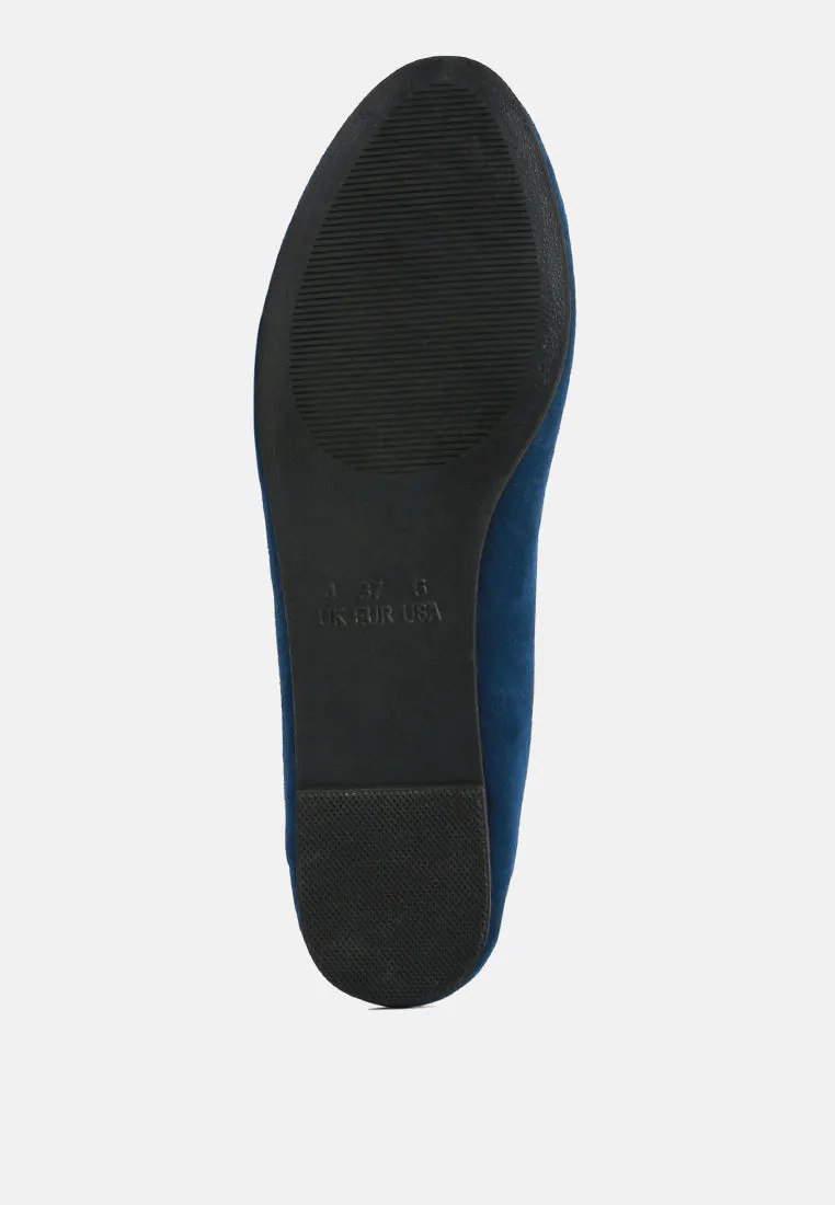 eyeore microfiber casual ballerinas