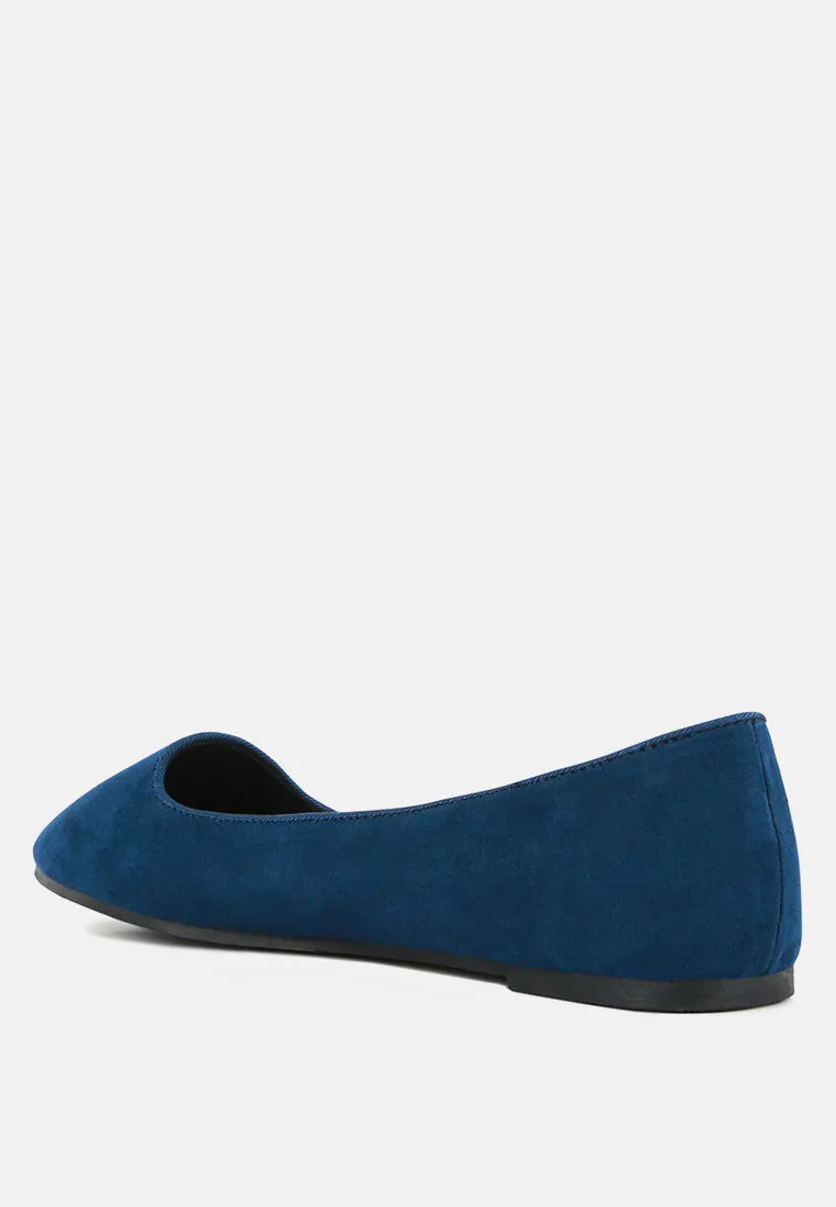 eyeore microfiber casual ballerinas
