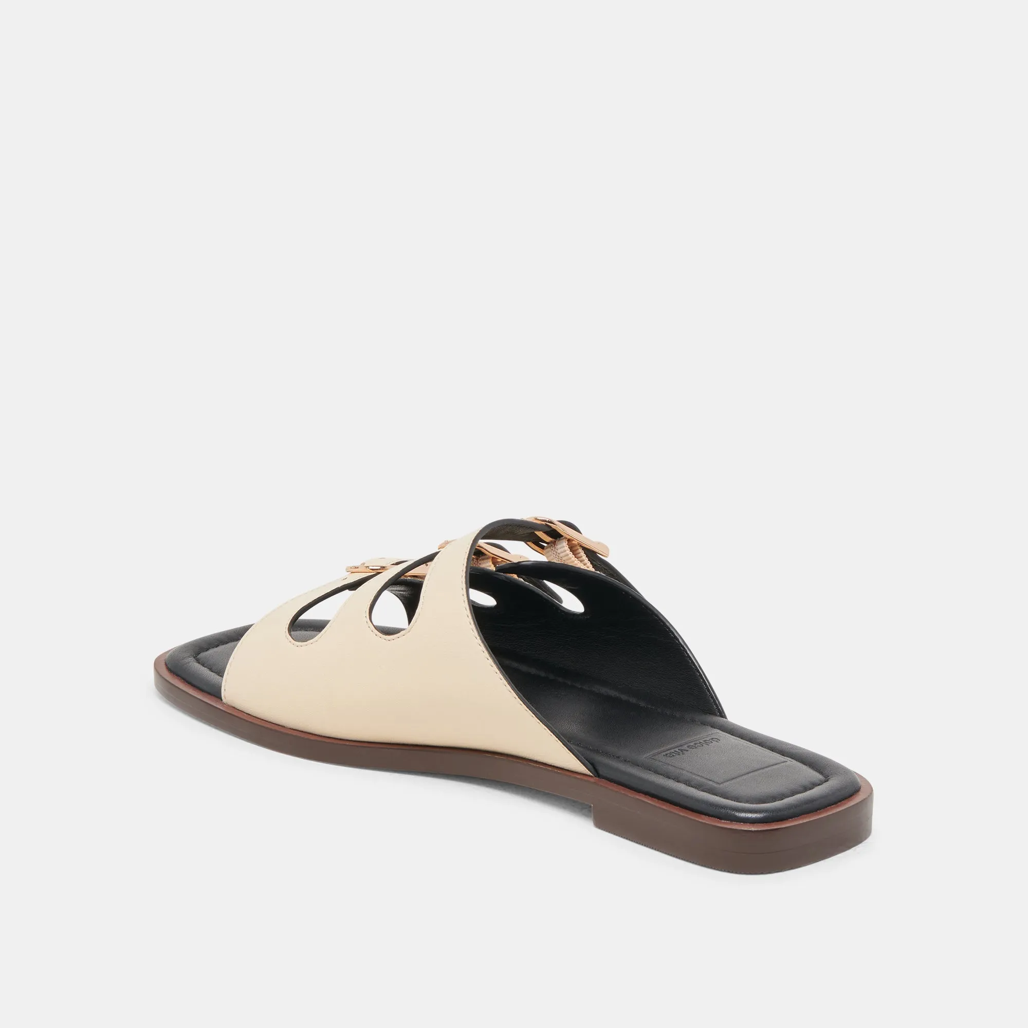 FIN SANDALS BONE LEATHER