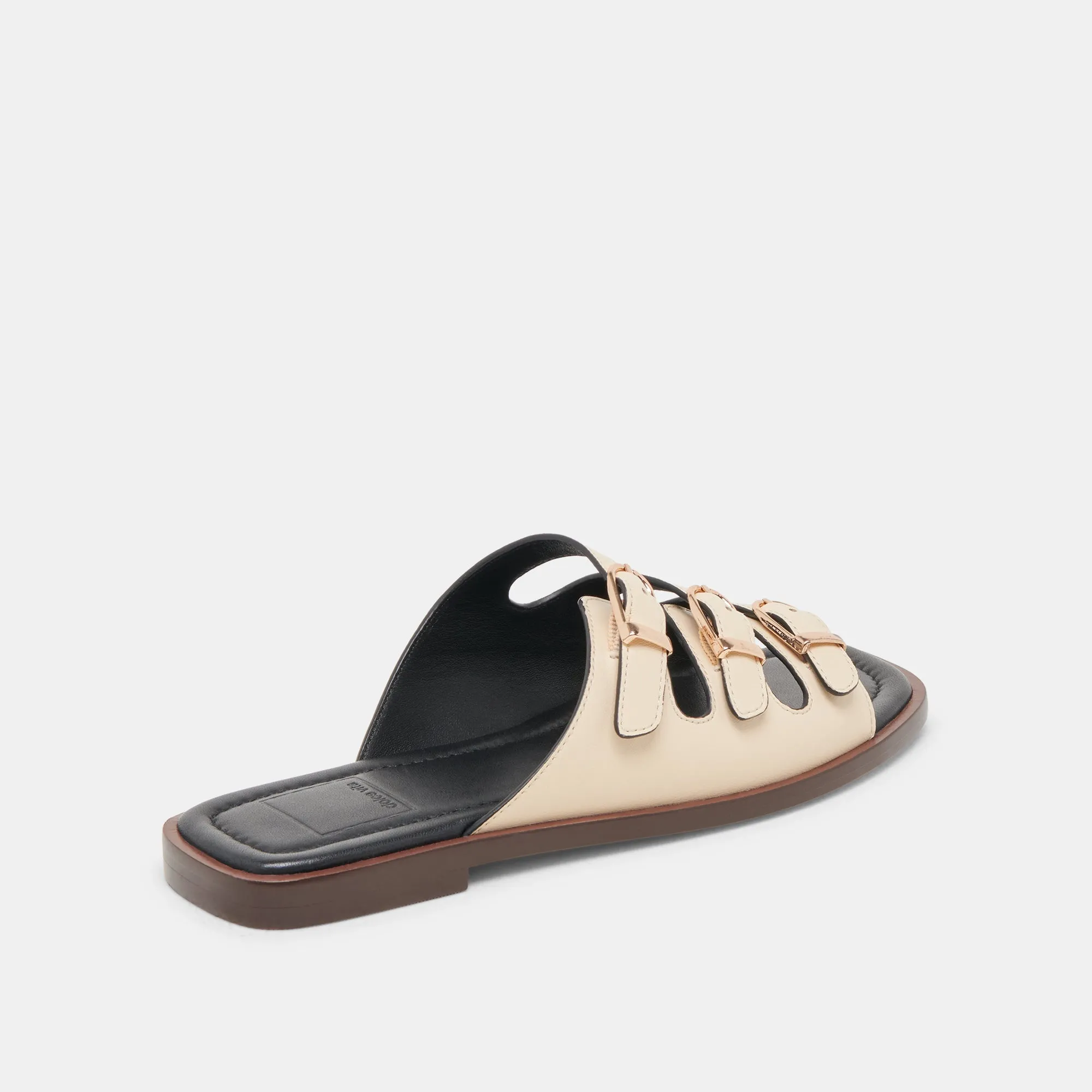 FIN SANDALS BONE LEATHER