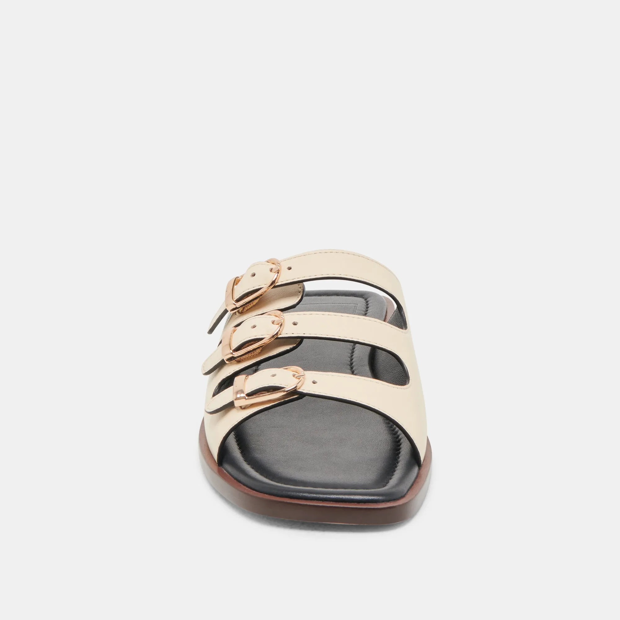 FIN SANDALS BONE LEATHER