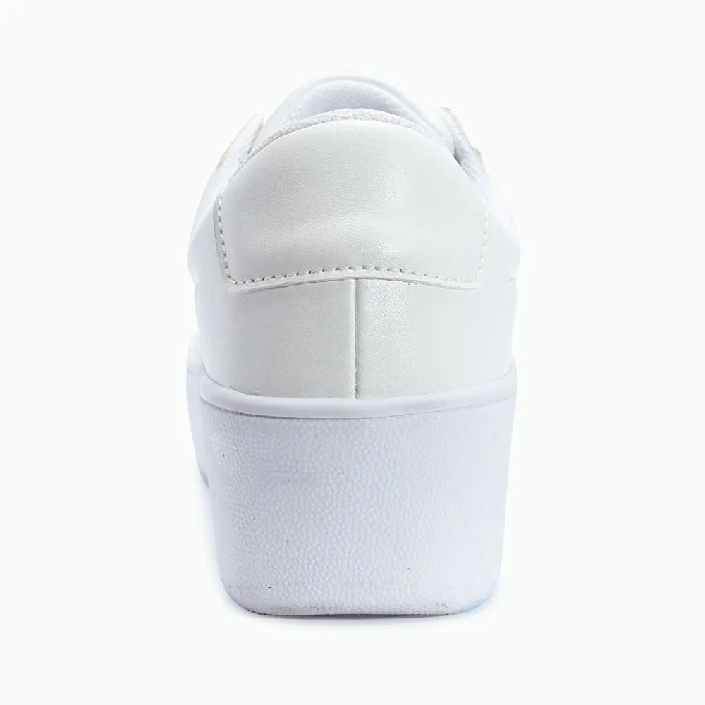 Flatform Lace up Sneaker