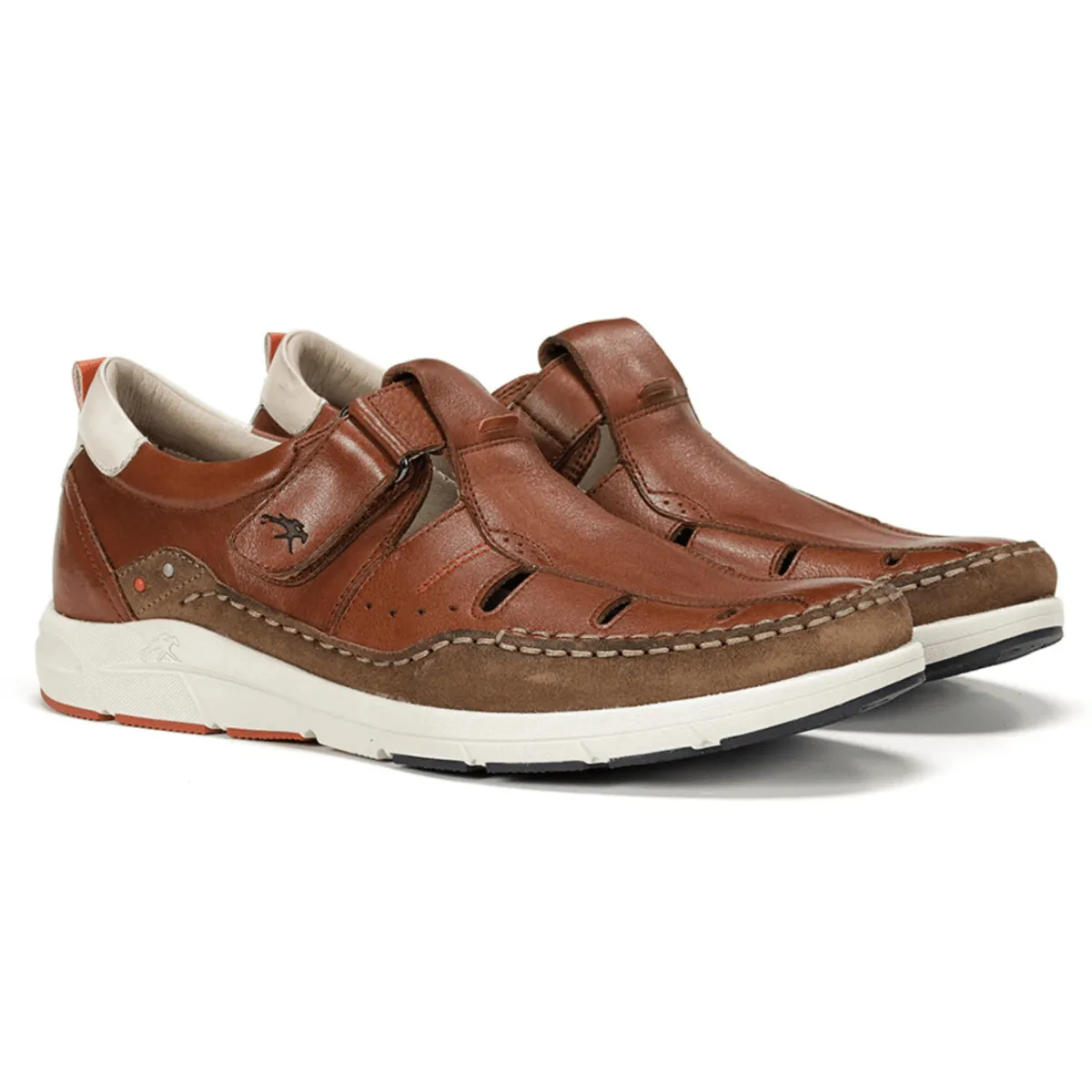 Fluchos Men's Kai Fisherman Brown Leather